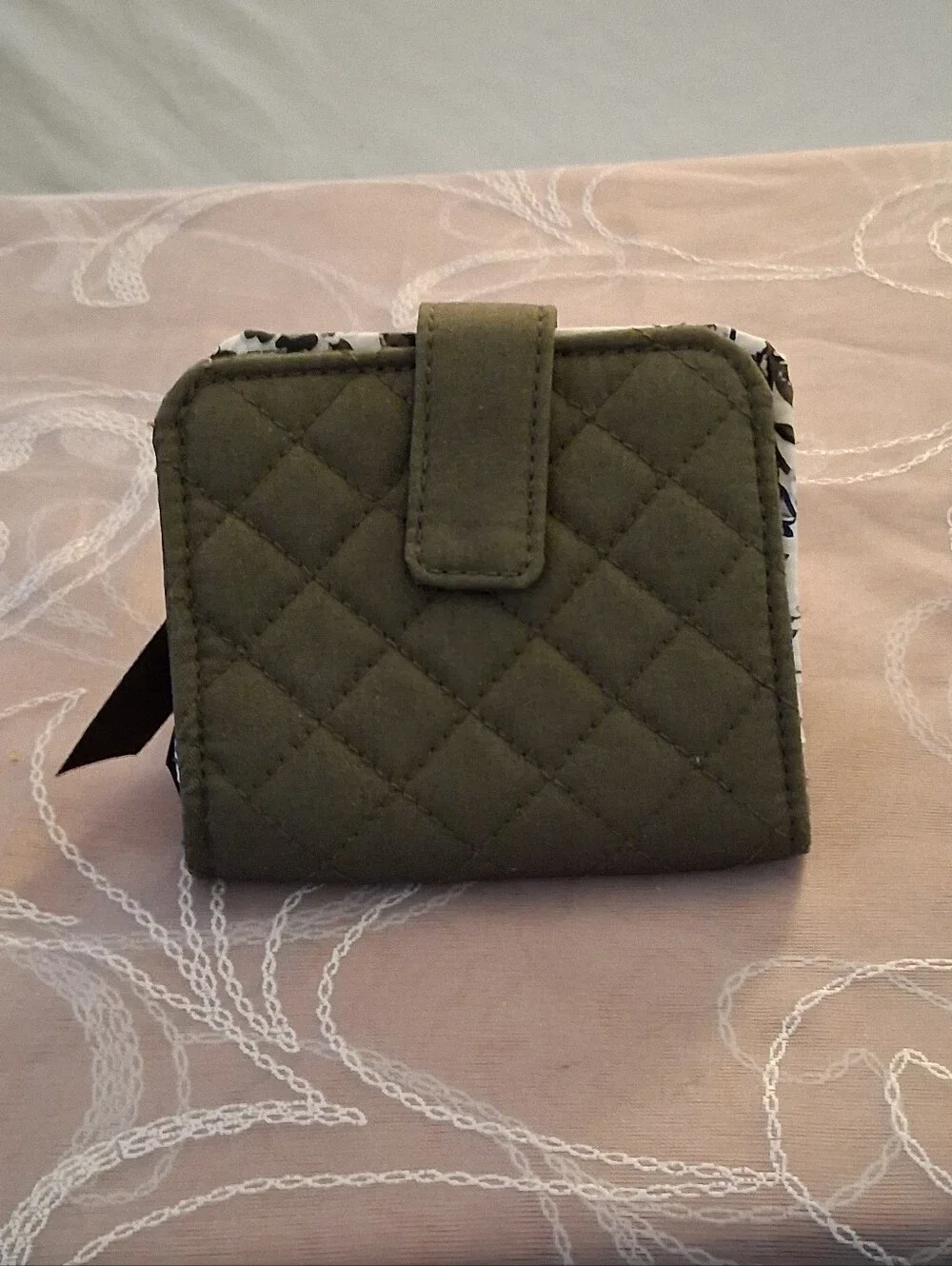 Vera Bradley Cotton Finley Small Wallet W/RFID Protection NWOT